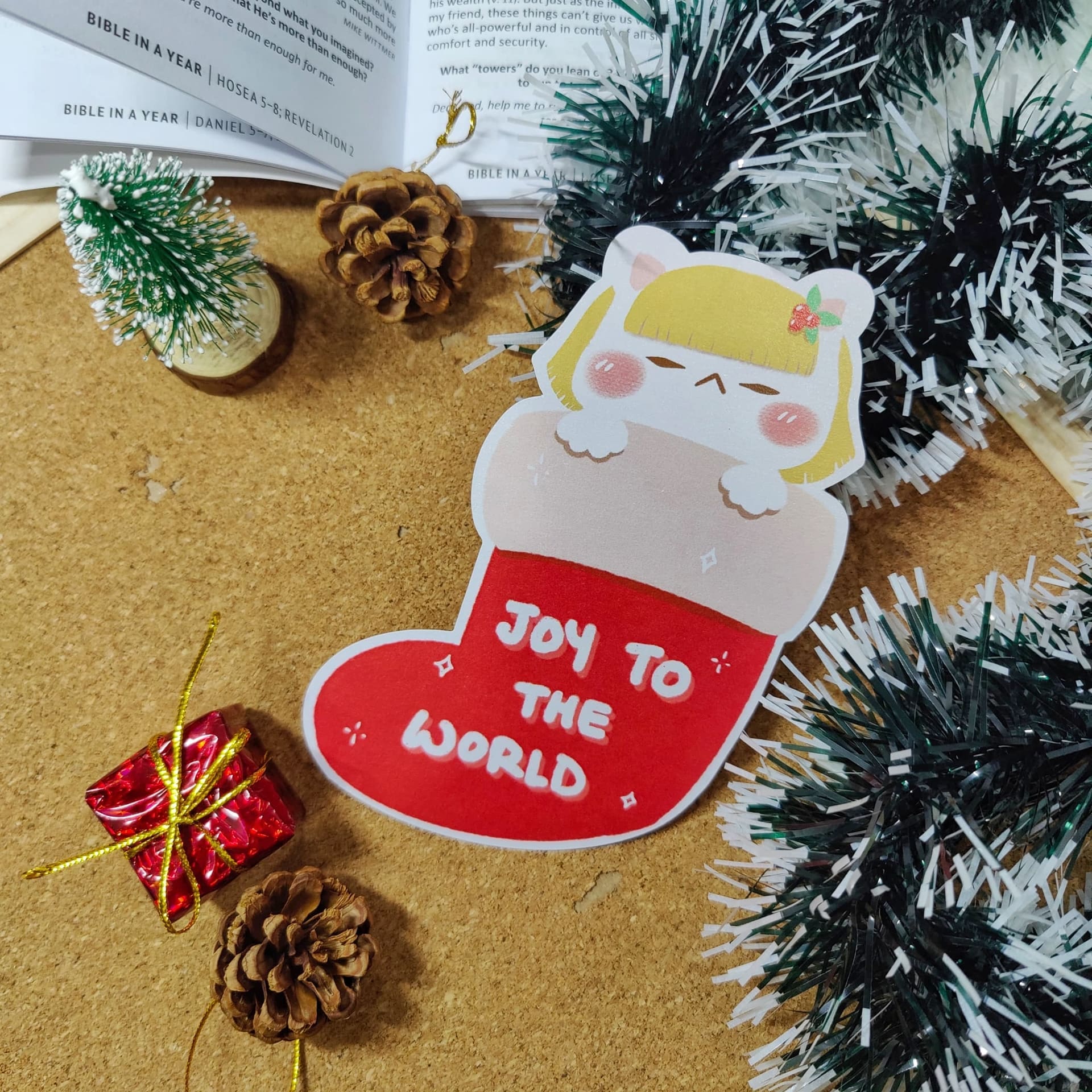 HUMBLEBEE Christmas Card - Joy To The World - Image 4