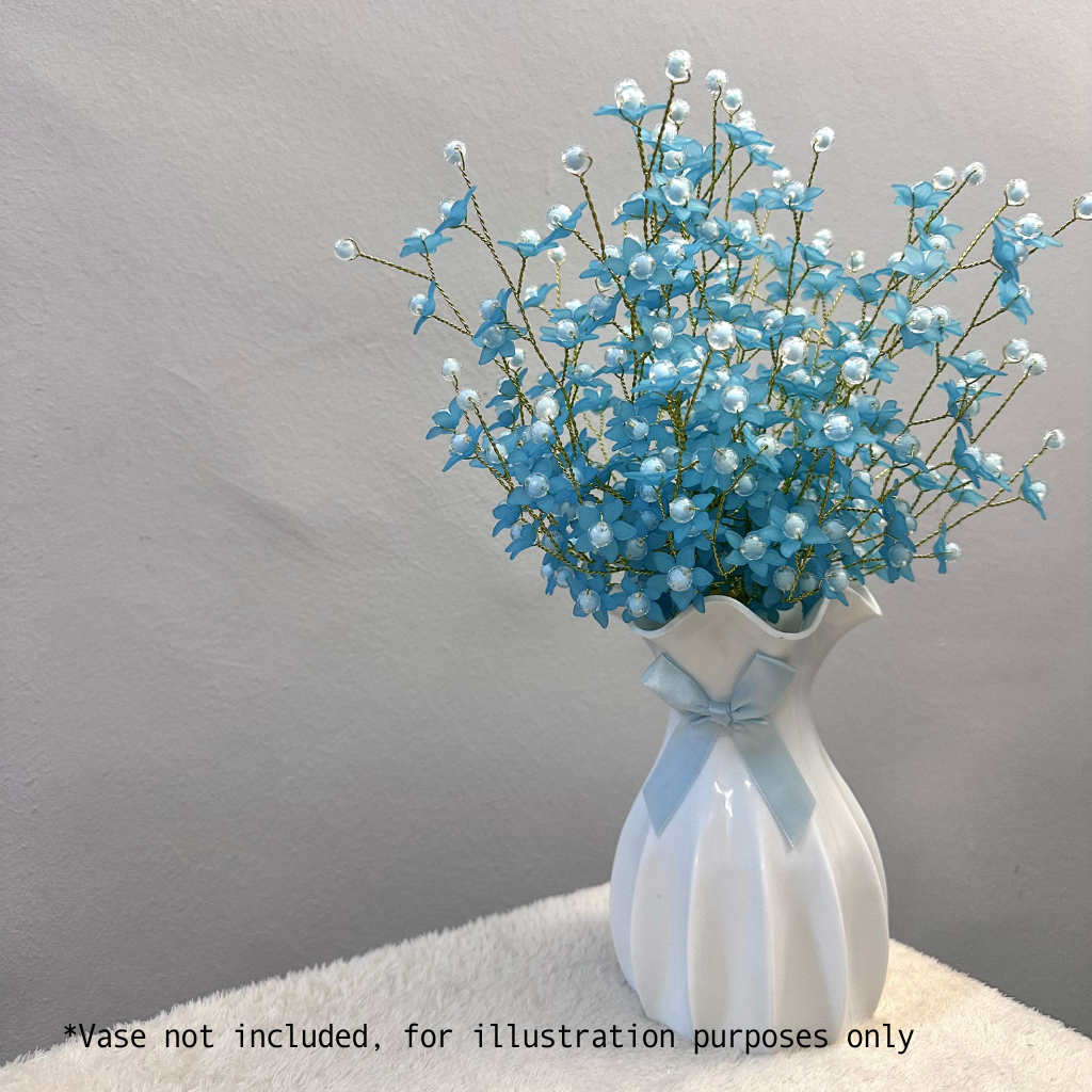 Acrylic Flower Bunch-BLUE BAUHINIA |亚克力手作花(蓝色紫荆花) - Image 4
