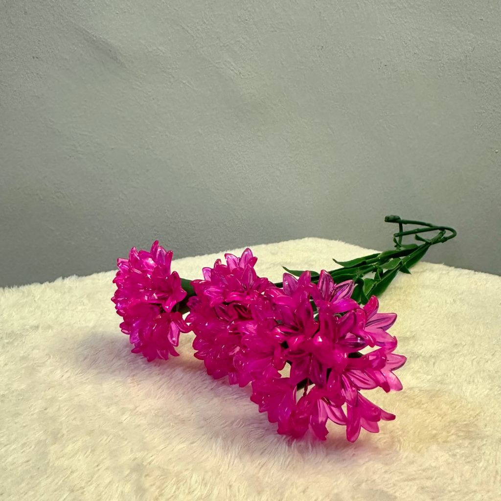 Acrylic Flower Stalk-MAGENTA PINK CARNATION|亚克力手作花(一支桃红色康乃馨) - Image 7