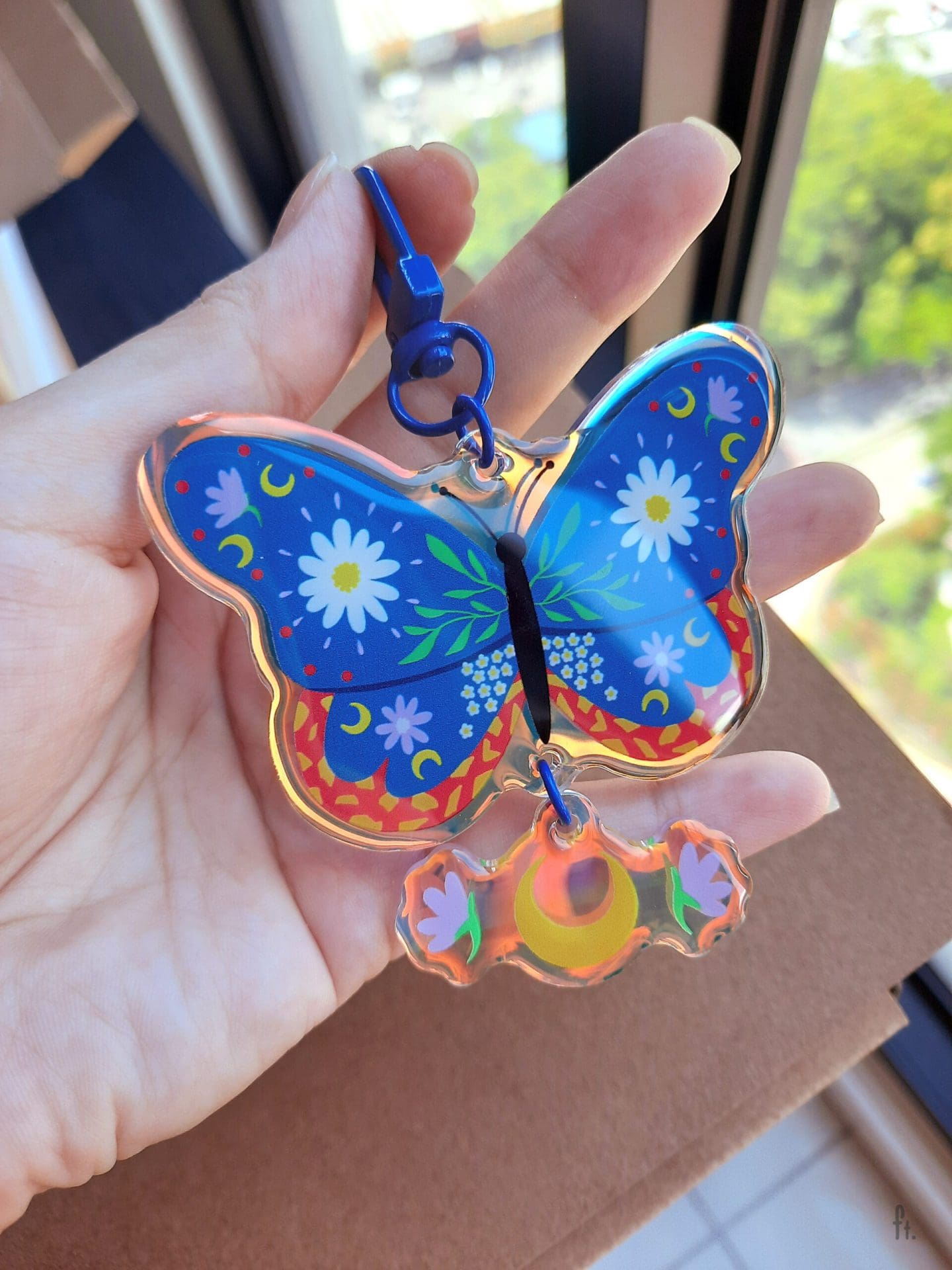 Cute illustration cartoon acrylic key chain - Image 6