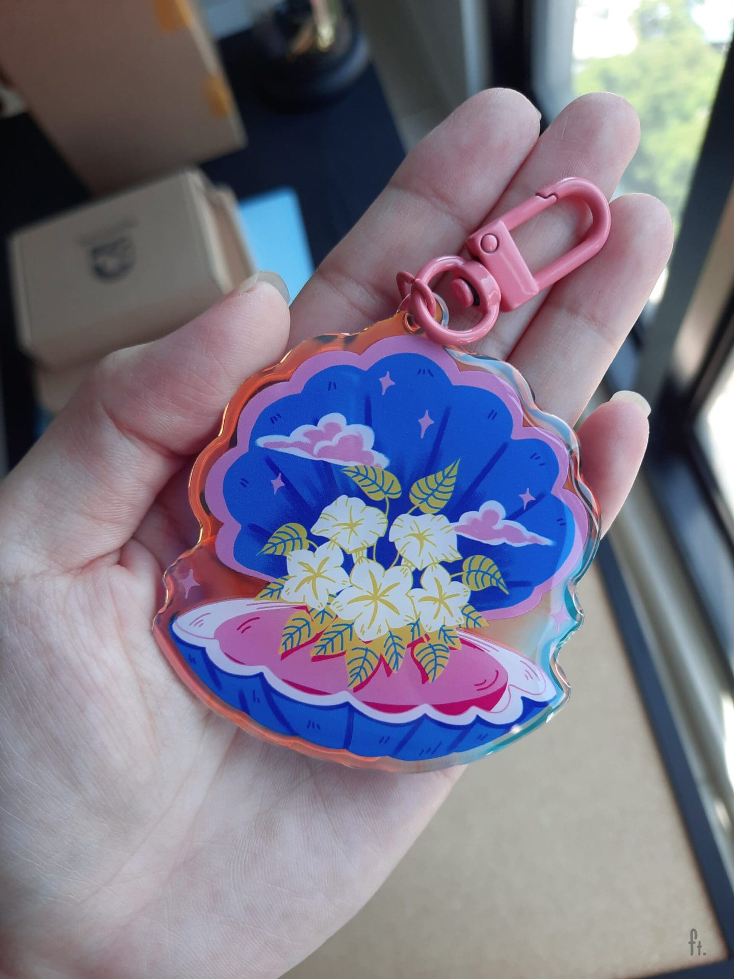 Cute illustration cartoon acrylic key chain - Image 5