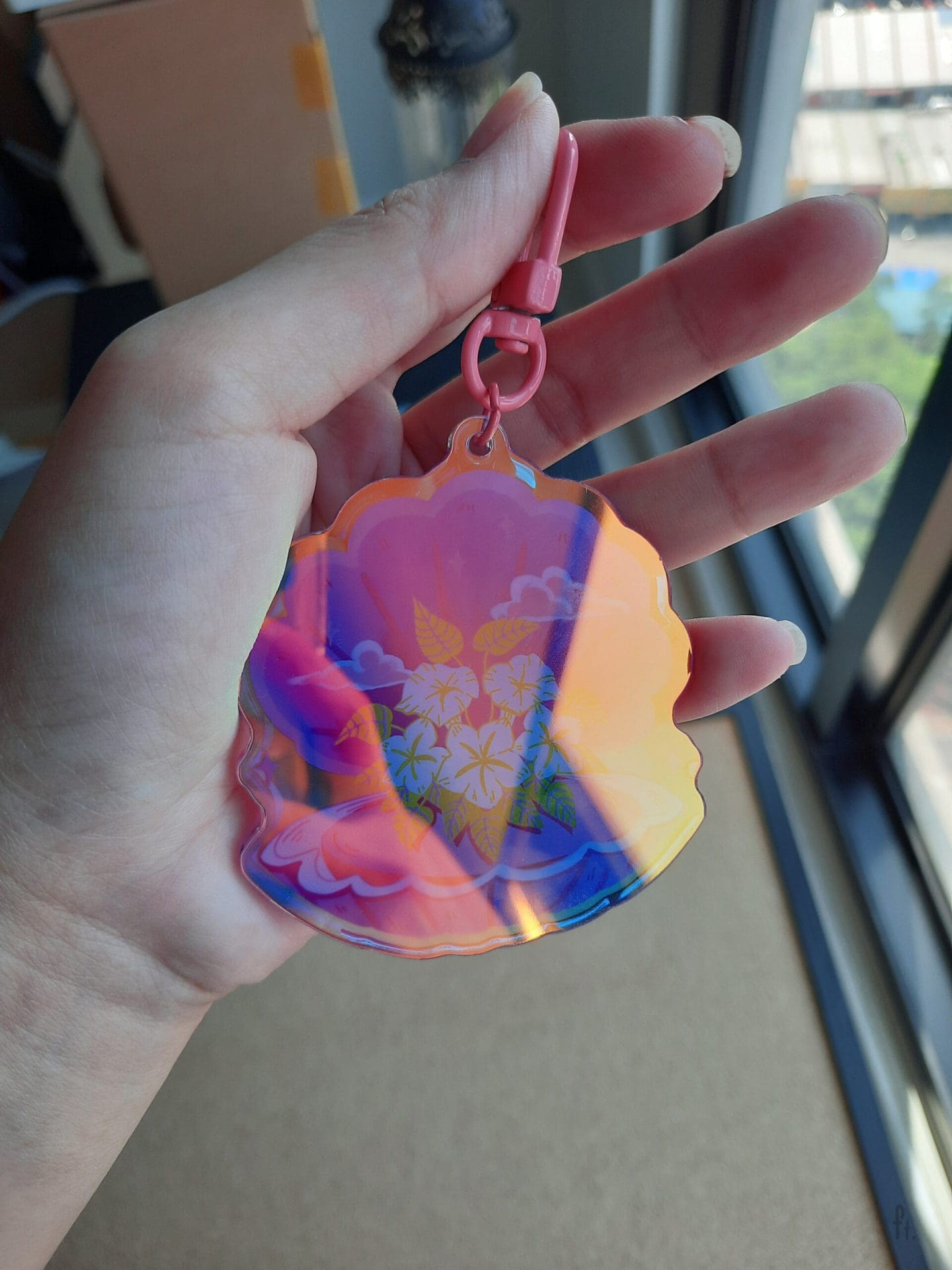 Cute illustration cartoon acrylic key chain - Image 4