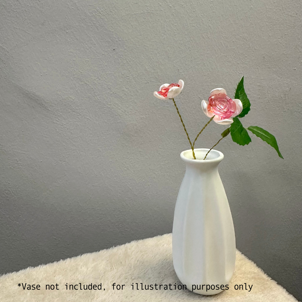 Acrylic Flower Stalk-SMALL ROSES|亚克力手作花(一支小玫瑰) - Image 8