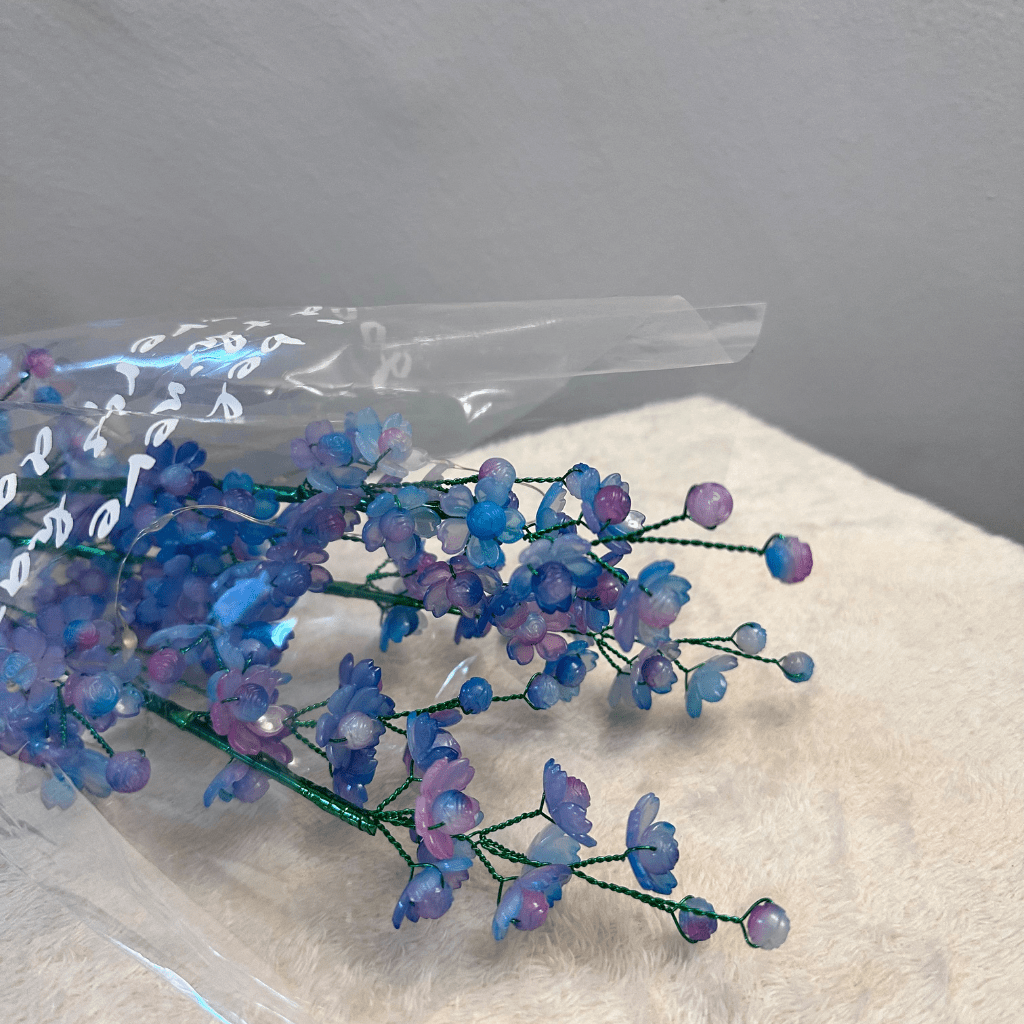 Acrylic Flower Bouquet-BLUE & PUPRLE|亚克力花束(蓝紫色渐变) - Image 5