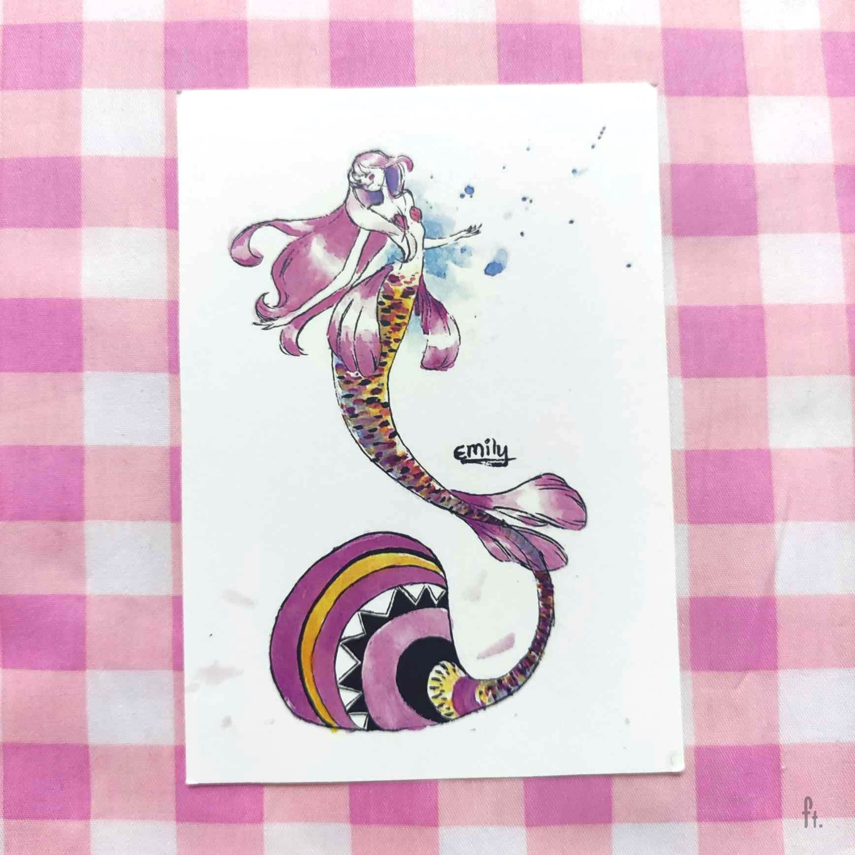 Mermaid Artcard - Image 6