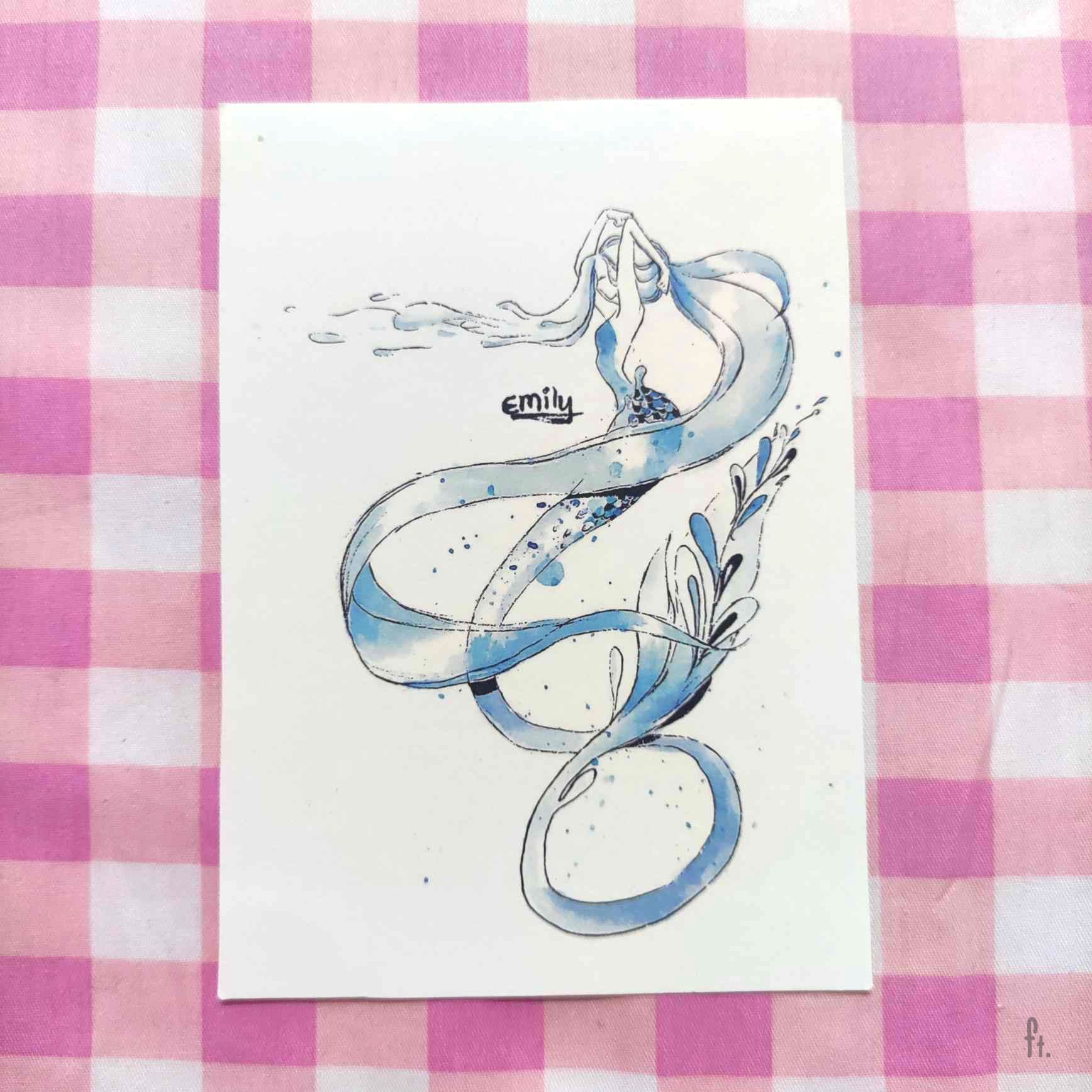 Mermaid Artcard - Image 3