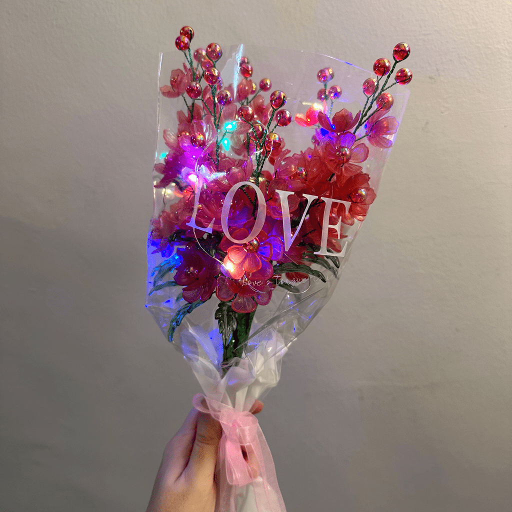 Acrylic Flower Bouquet-POINCIANA RED|亚克力花束(红色凤凰花) - Image 3