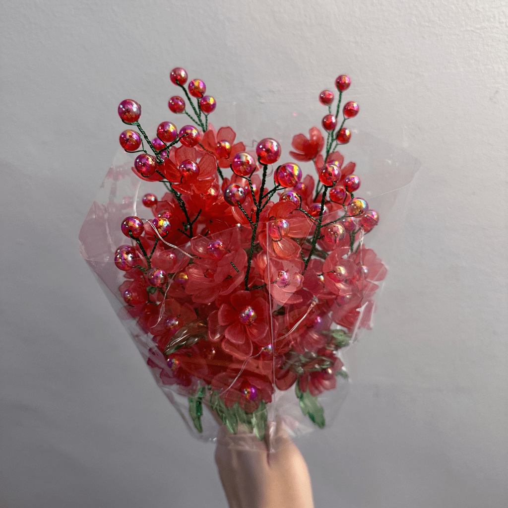 Acrylic Flower Bouquet-POINCIANA RED|亚克力花束(红色凤凰花) - Image 4