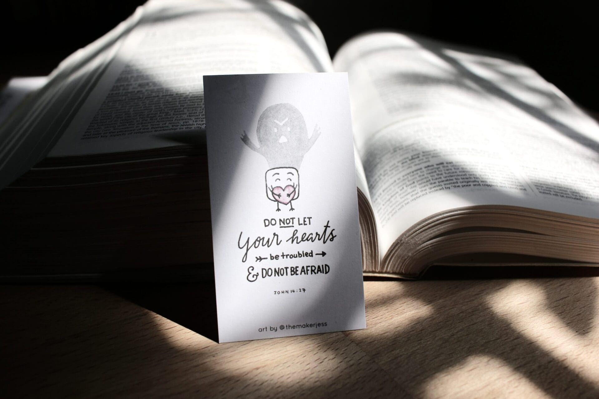 Do Not Be Afraid | Mini Bookmark