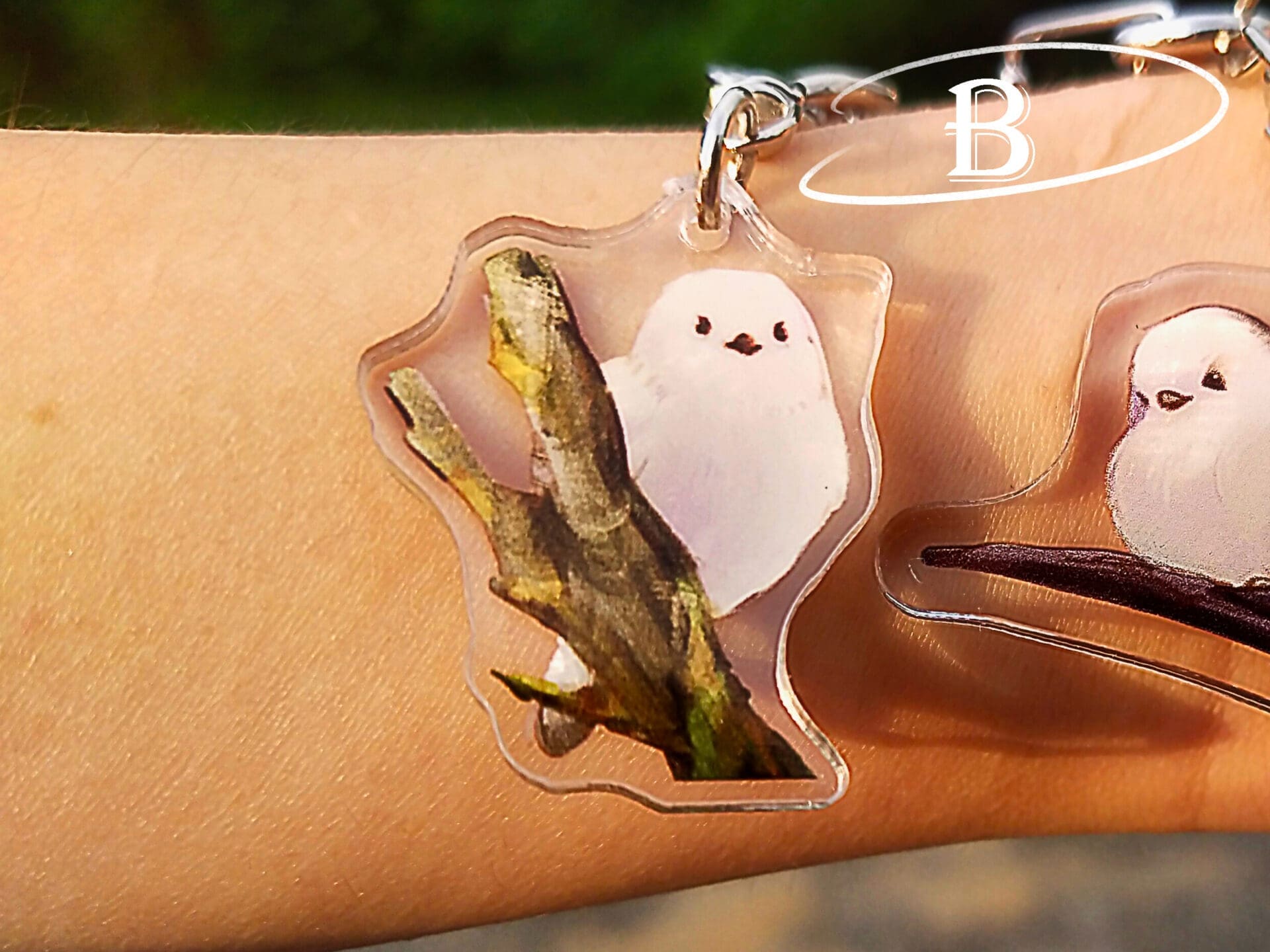 Round Lucky Bird KEY CHAIN - Image 3