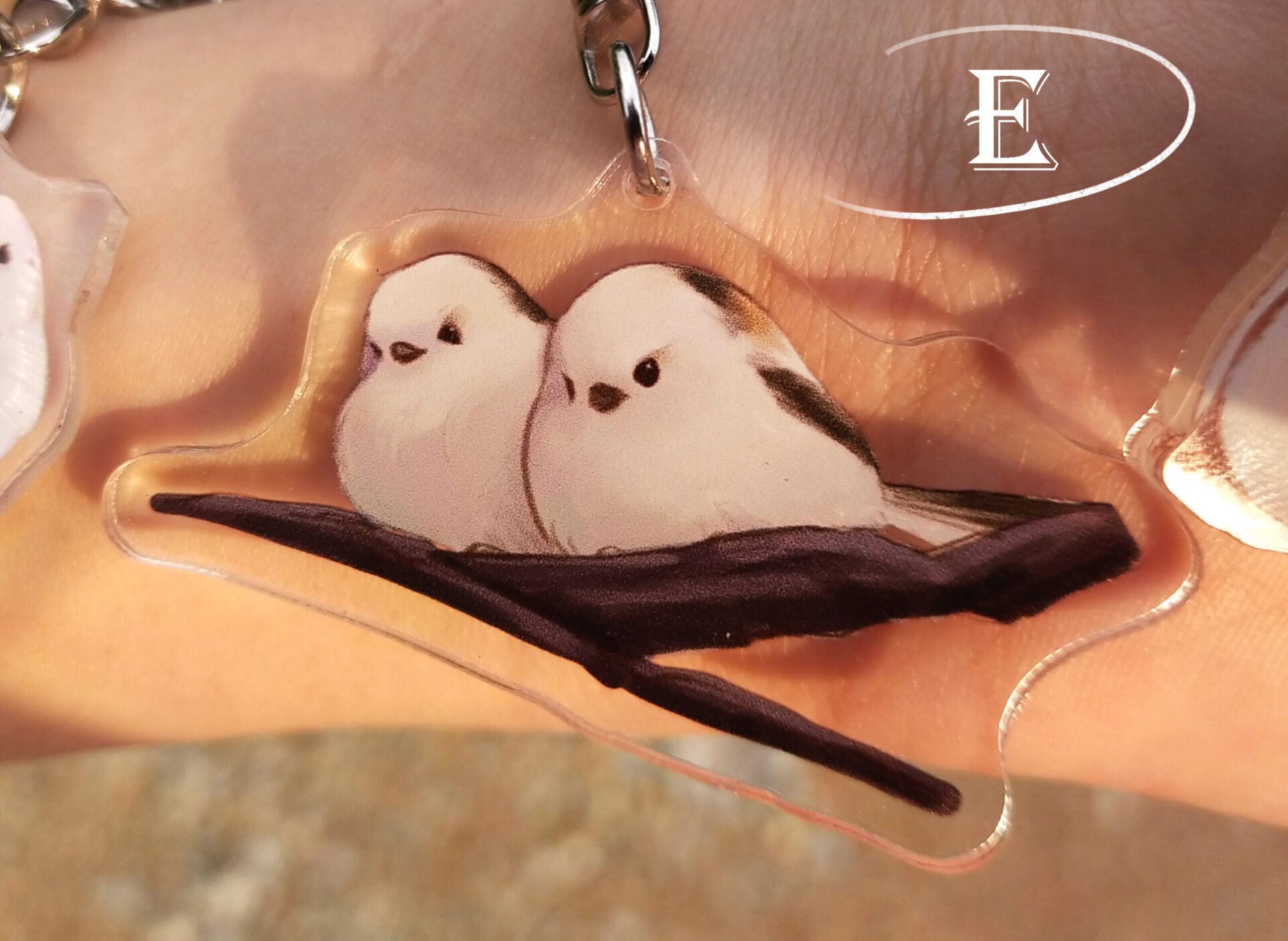 Round Lucky Bird KEY CHAIN - Image 6
