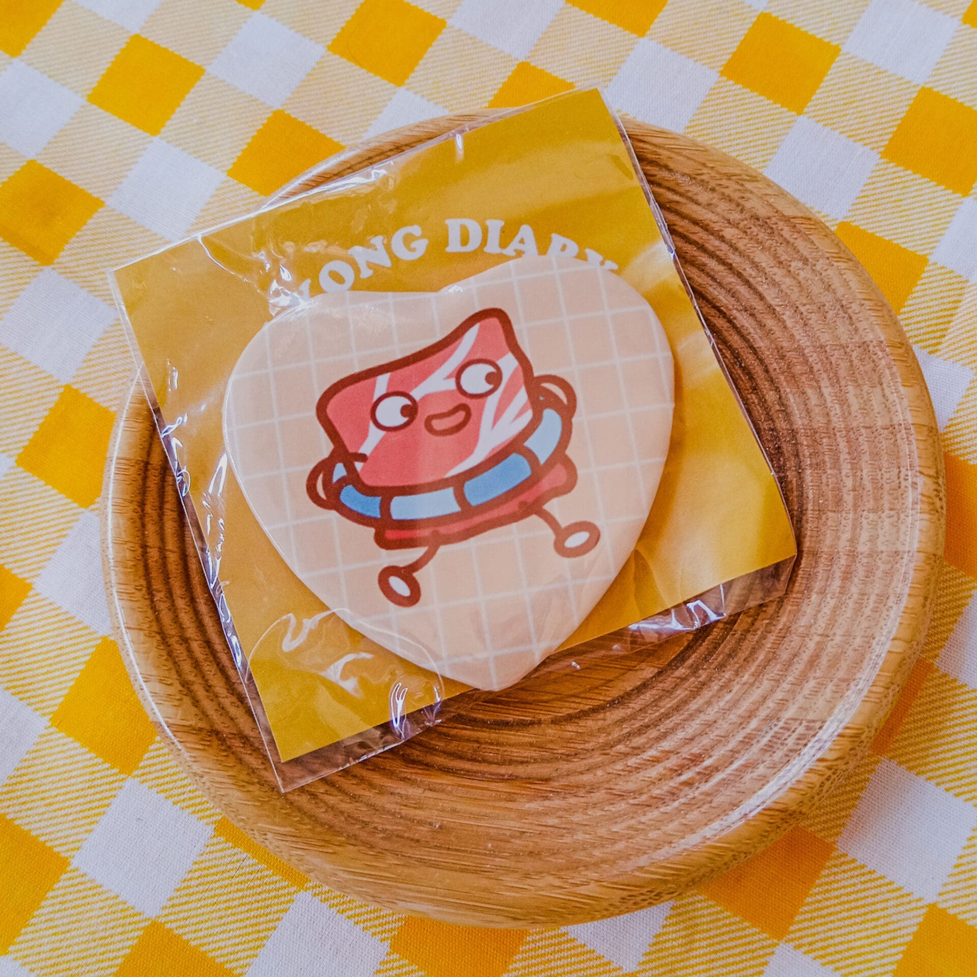 [Love Shape Badge 53*57 mm] Meat hotpot love badge
