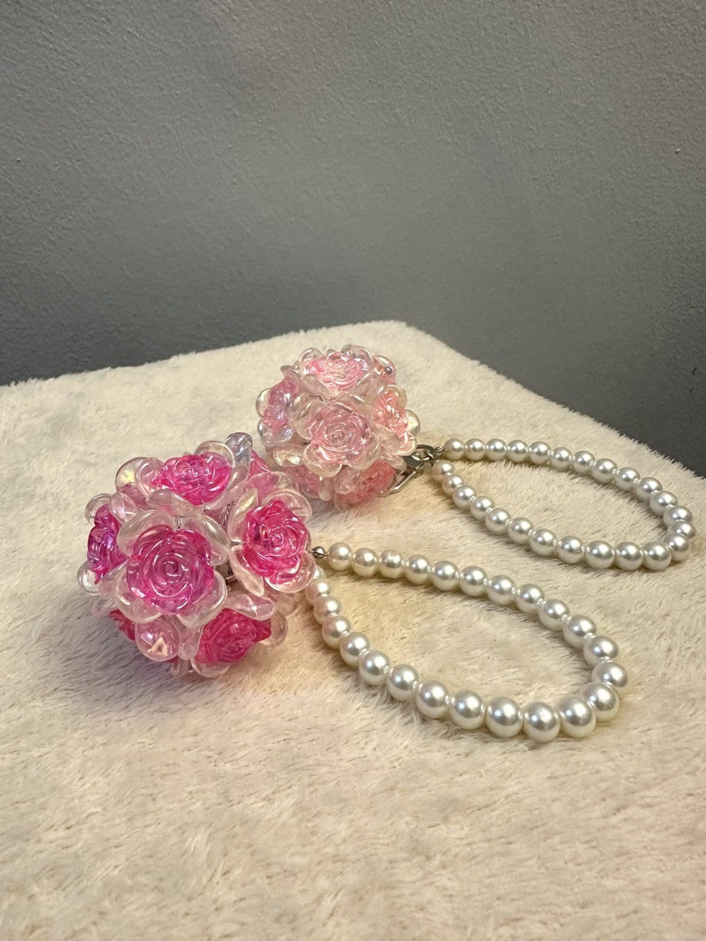 Acrylic Flower Keychain/Bag Charm|亚克力花朵吊饰 - Image 4