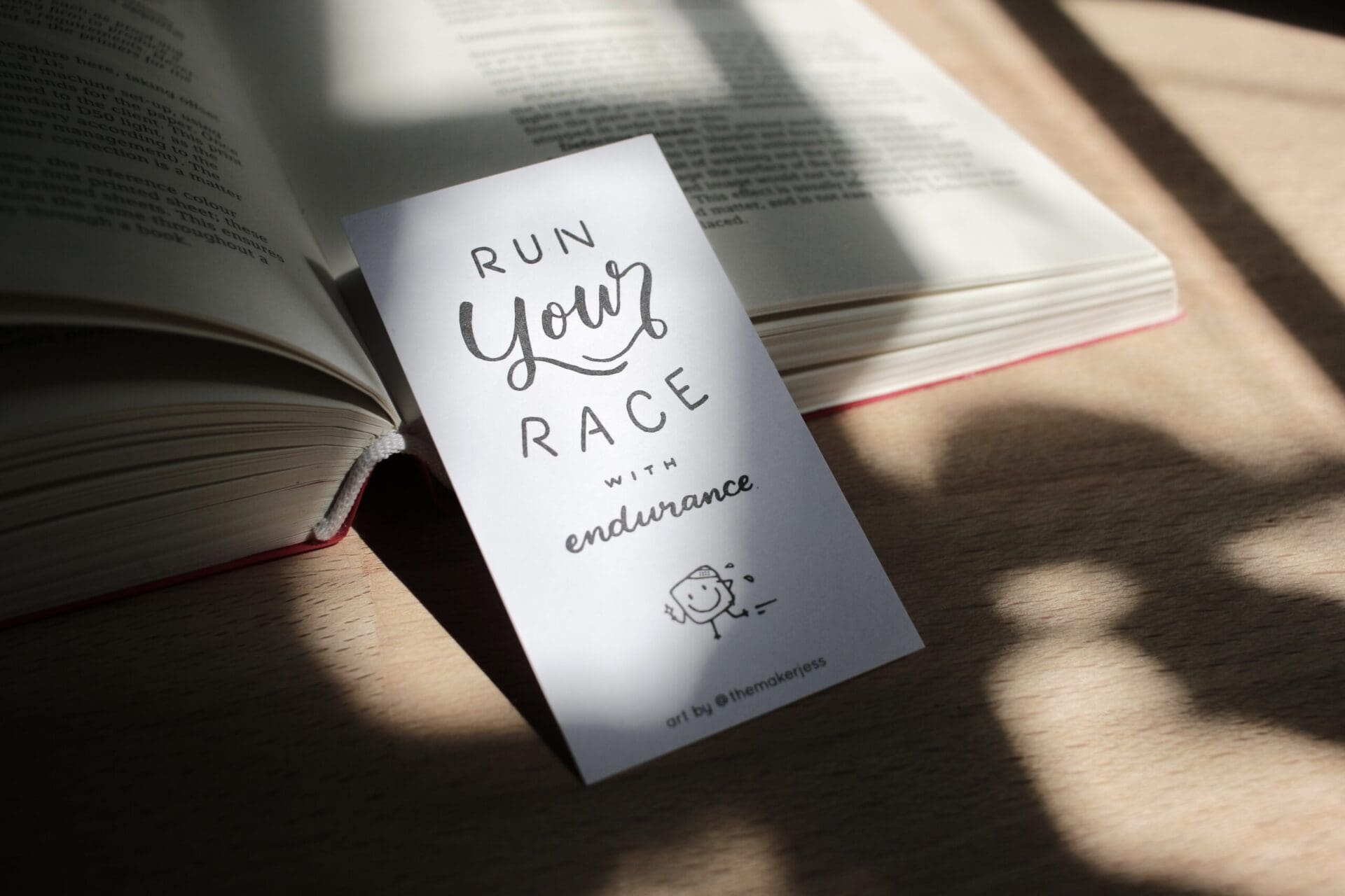 Run Your Race | Mini Bookmark - Image 4