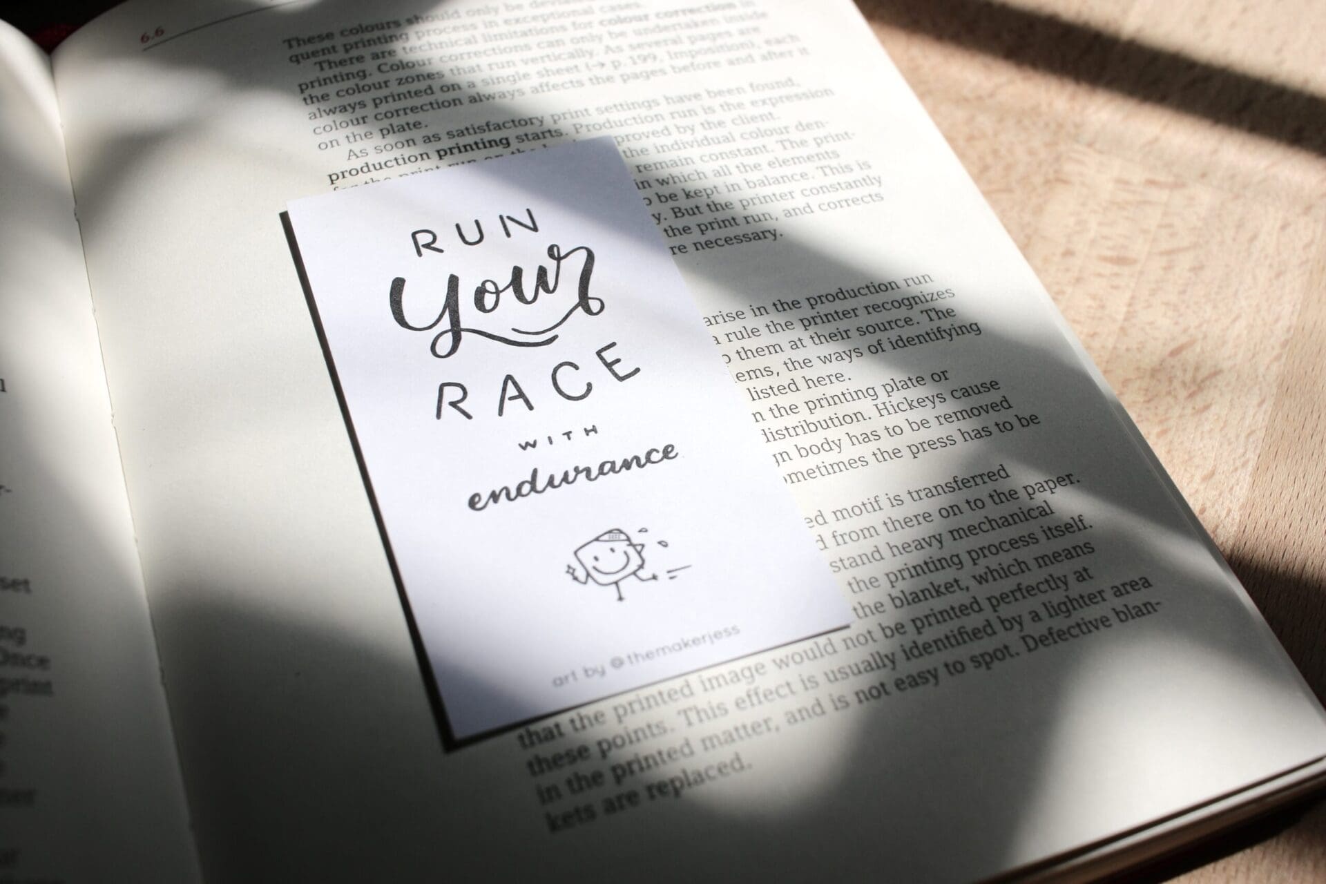 Run Your Race | Mini Bookmark - Image 5
