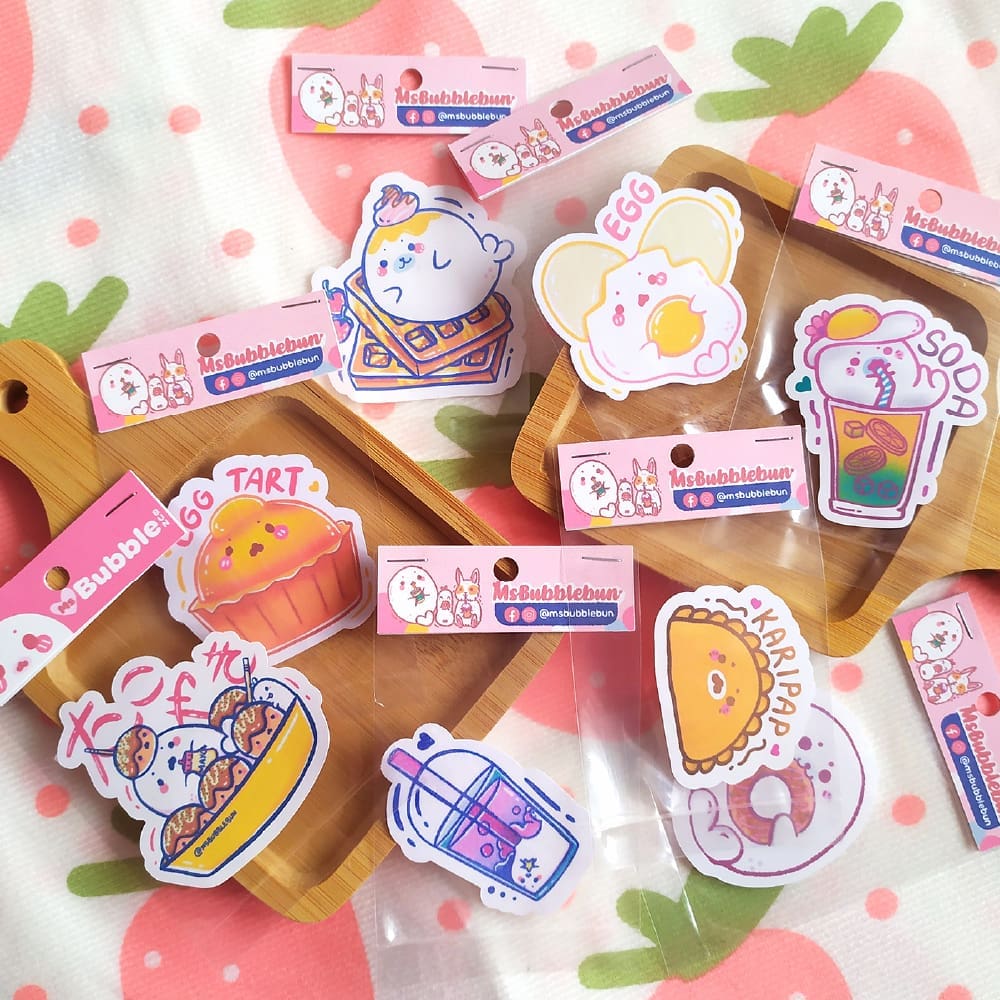 Harp Seal Glitter Stickers