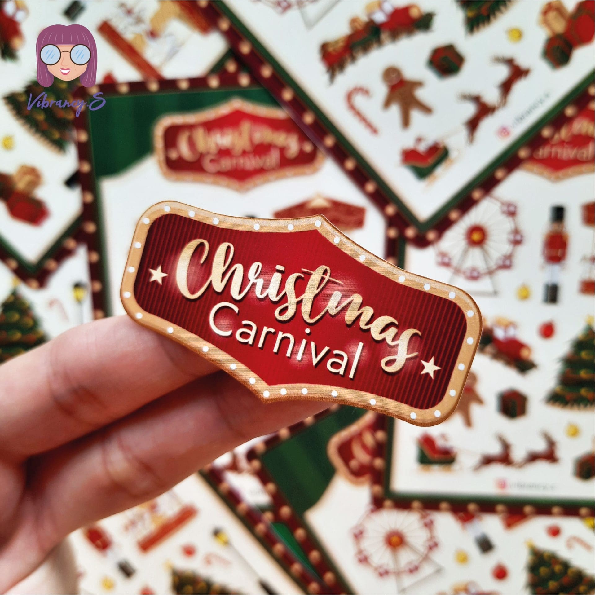 Christmas Carnival Sticker Sheet - Image 3