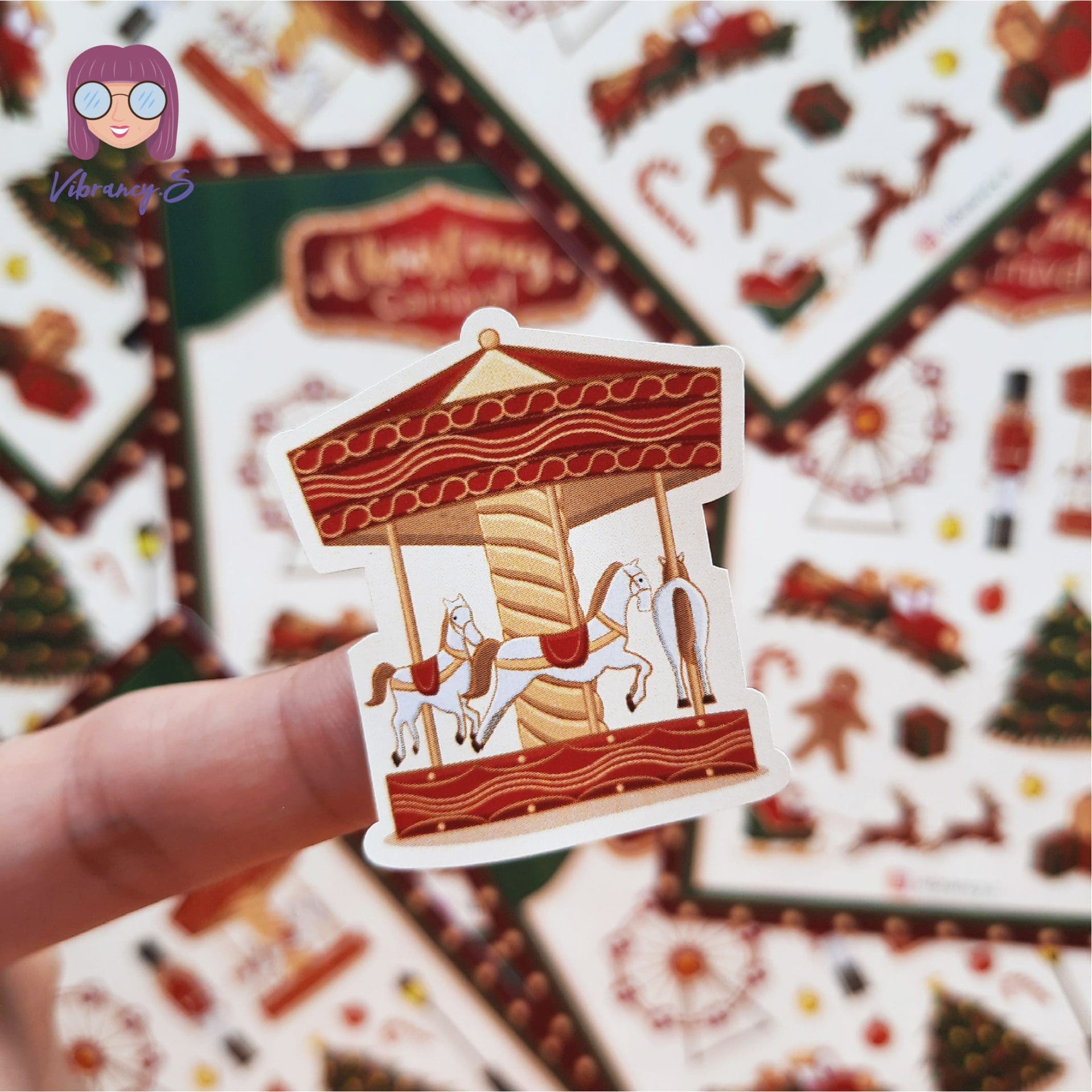 Christmas Carnival Sticker Sheet - Image 4