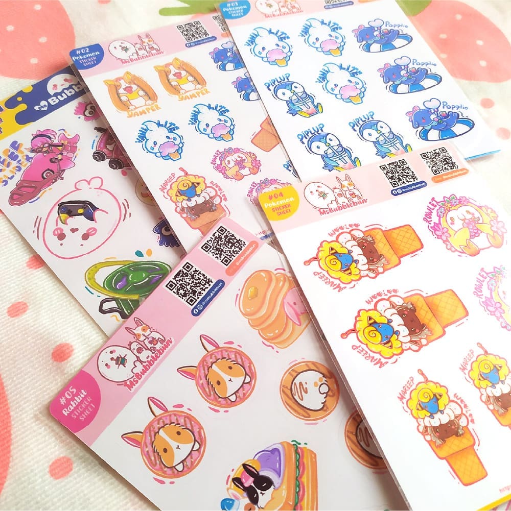 Cute Animals Sticker Sheets