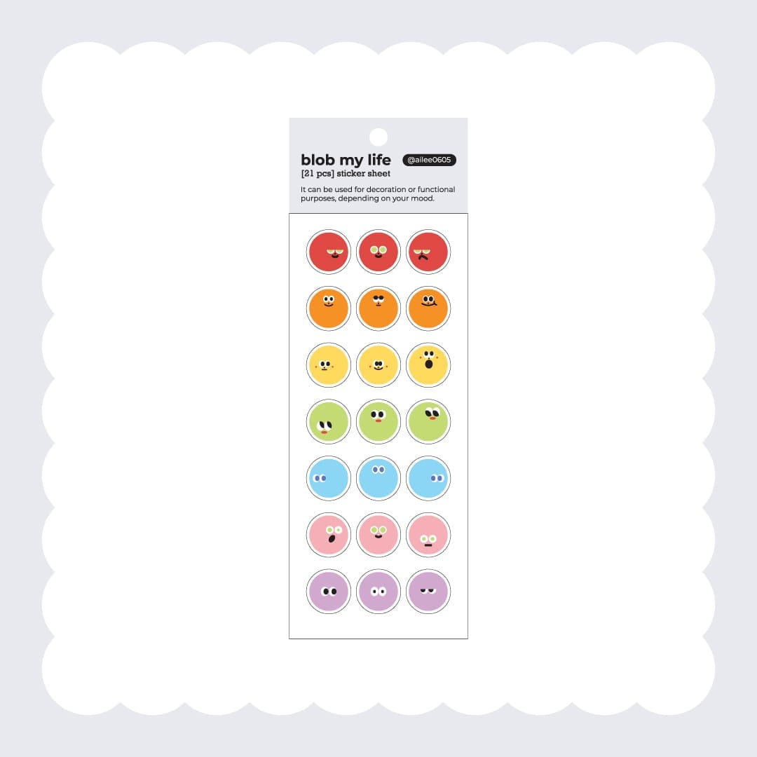 Sticker Sheet | Blob My Life