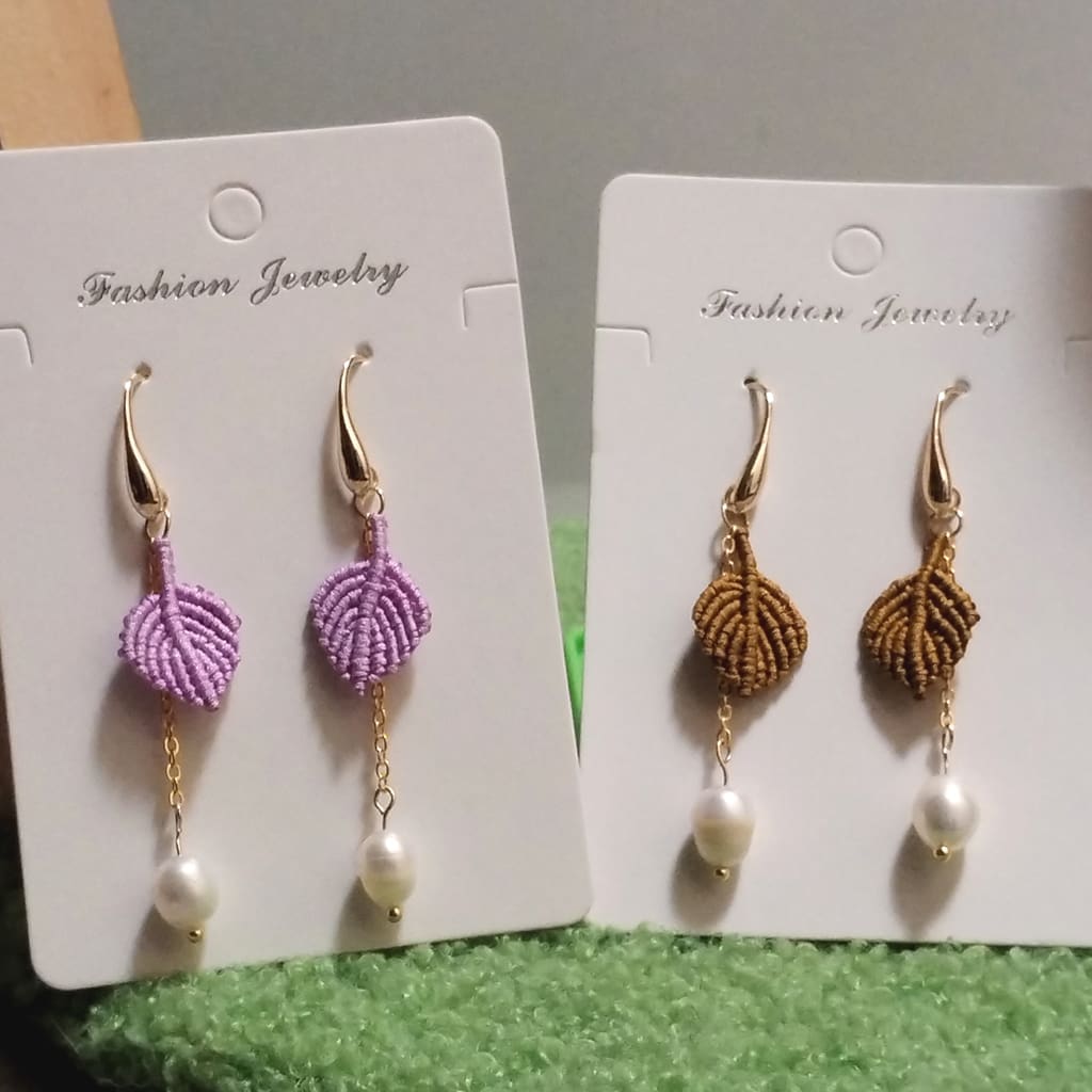 The Spring - Handmade Macrame Earrings