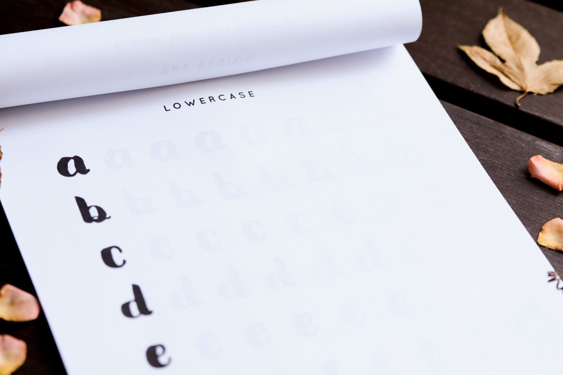 Brush Lettering Worksheets | A4 - Image 10